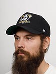 Бейсболка 47 BRAND арт. H-REPDT25WBP-BKG Anaheim Ducks NHL (черный)